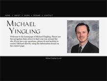 Tablet Screenshot of michaelyingling.com